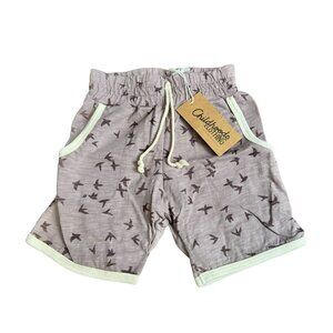 NWT Childhoods Birds On Thistle Retro Shorts 6/7